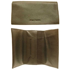 Mac Baren Black Leather Roll Up Tobacco Pouch