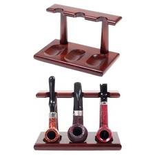 Cherry 3 Pipe Stand