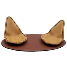Claudio Albieri 2 Pipe Leather Magnetic Stand Brown/Tan