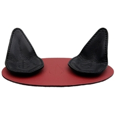 Claudio Albieri 2 Pipe Leather Magnetic Stand Red/Black