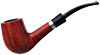 Ventura Smooth Bent Billiard with Silver Band