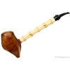 Smooth Paneled Gourd with Bamboo