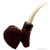 Sandblasted Strawberry Wood Standing Blowfish