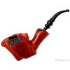 Red Grain Smooth Freehand Sitter with Plateau (Giant)
