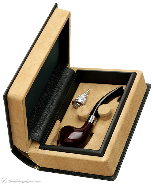 English Estate Dunhill Bruyere Christmas Pipe (Eleven Ladies dancing) (4/500) (2003) (Unsmoked)
