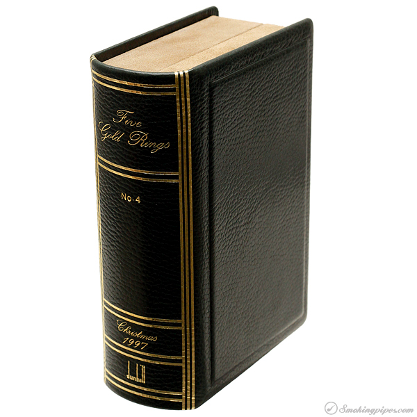 English Estate Dunhill Bruyere Christmas Pipe (Five Gold Rings) (4) (4/500) (1997) (Unsmoked)