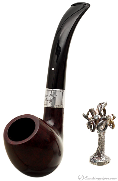 English Estate Dunhill Bruyere Christmas Pipe (Five Gold Rings) (4) (4/500) (1997) (Unsmoked)