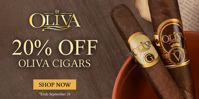 20% Off MSRP on Oliva Cigars