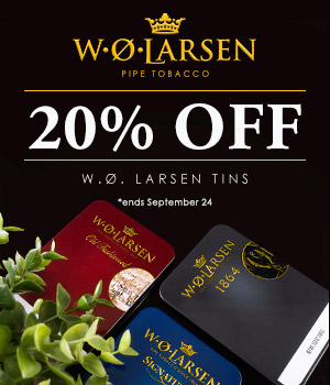 20% Off W.Ø. Larsen Tins