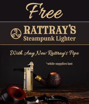 Free Rattray's Steampunk Lighter With Any New Rattray's Pipe