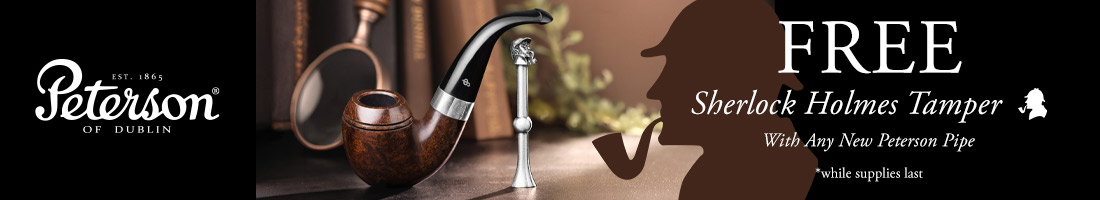 Get A Free Sherlock Holmes Tamper With Any New Peterson Pipe