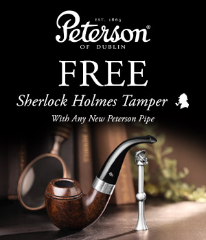 Get A Free Sherlock Holmes Tamper With Any New Peterson Pipe