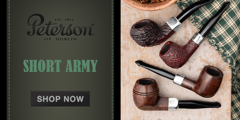 New Peterson Short Army Pipes
