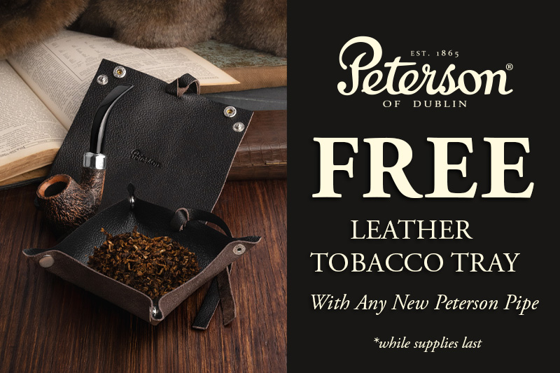 Free Peterson Leather Tobacco Tray