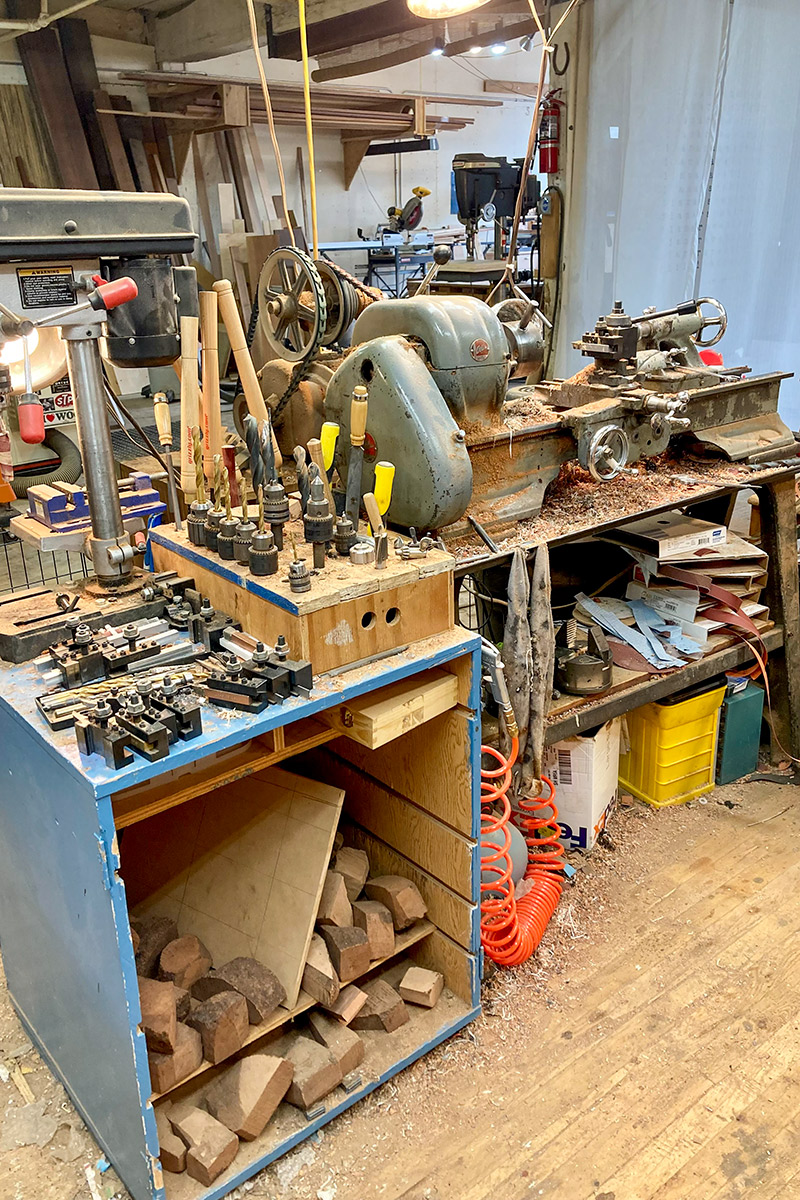 Glen Tinsky's workshop