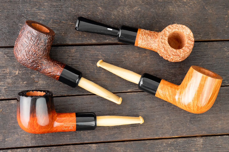 Castello Boxwood Stem Tobacco Pipes at Smokingpipes.com