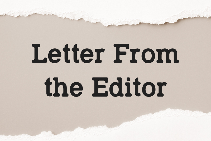 Letter From the Editor  | Daily Reader