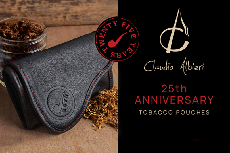 Smokingpipes 25th Anniversary Claudio Albieri Tobacco Pouches 