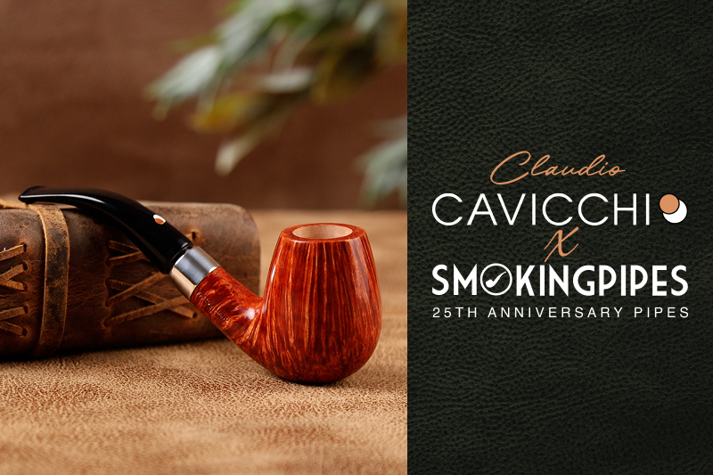 Claudio Cavicchi x Smokingpipes 25th Anniversary Pipes 