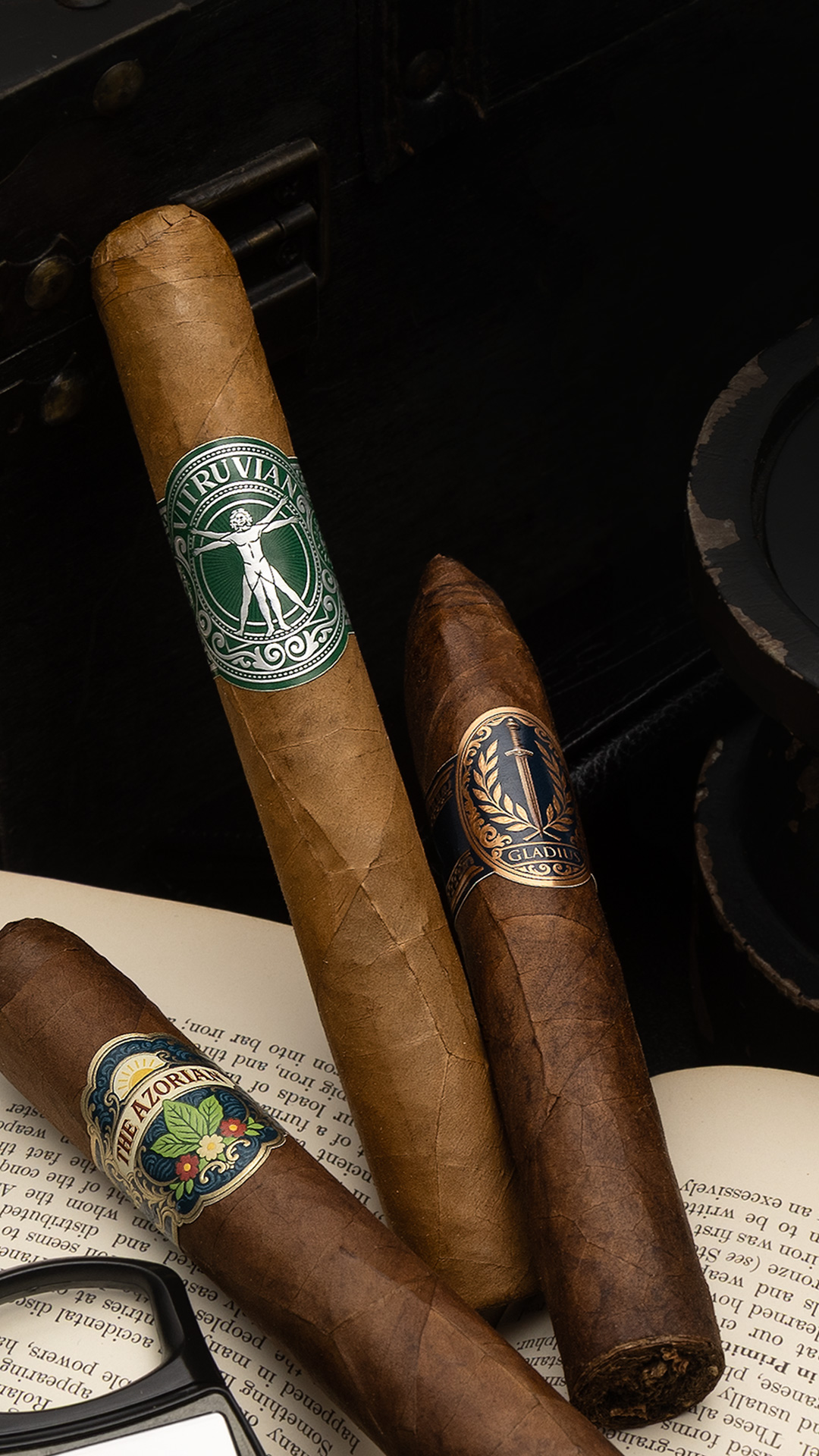 Tradecraft Vitruvian, Gladius, and The Azorian Cigars