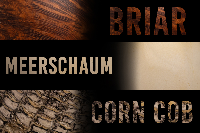 Briar vs. Meerschaum vs. Corn Cob Pipes: What Makes Them Different?