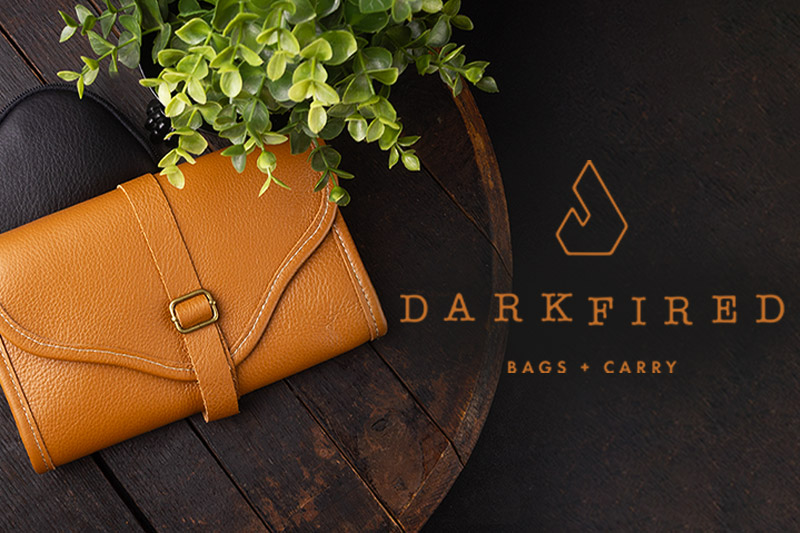 Dark Fired Leather Accessories 