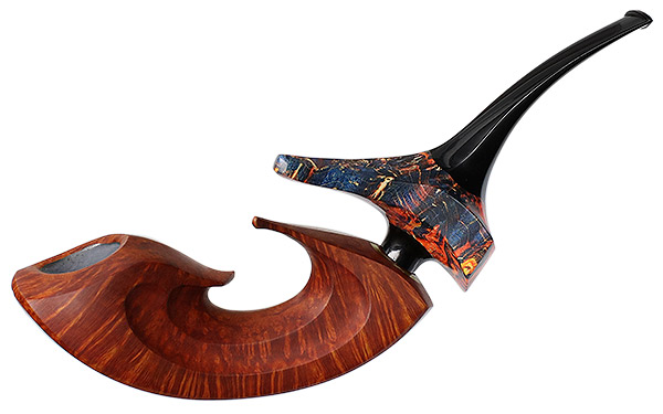 Hiroyuki Tokutomi smooth Horn (Hiro) with a stand and tamper | Daily Reader