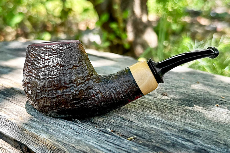 Jess Chonowitsch Sandblasted Bent Brandy with Boxwood | Daily Reader