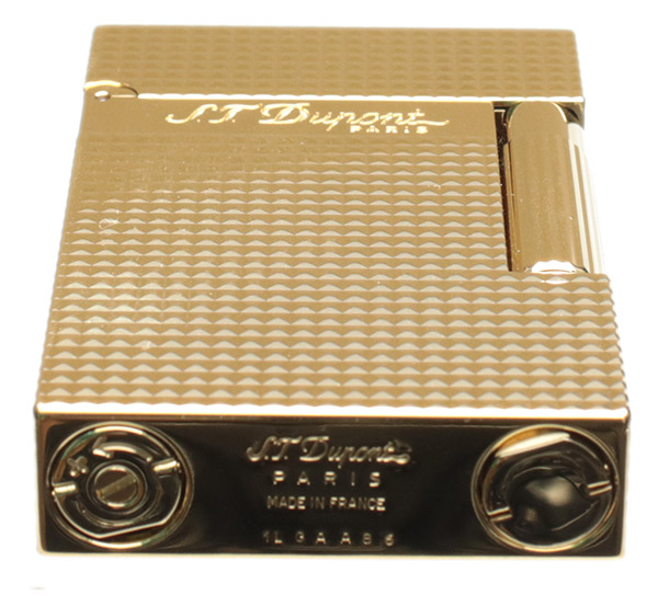 Lighters S.T. Dupont Lighter - Ligne 2 Diamond Head Yellow Gold