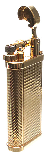 Lighters Dunhill Cigar Lighter - Unique Barley Gold Plate