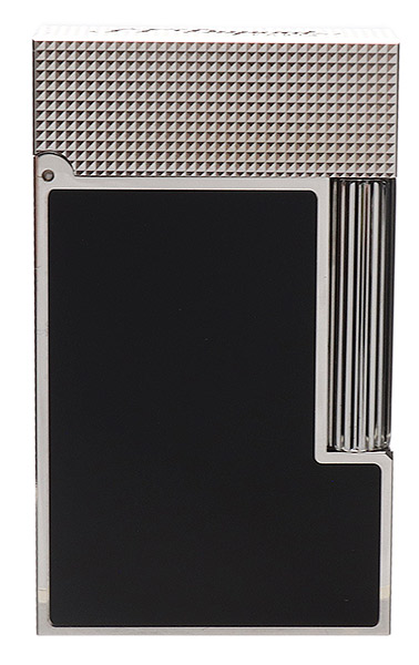 Lighters S.T. Dupont Lighter - Ligne 2 Matte Black Lacquer and Palladium