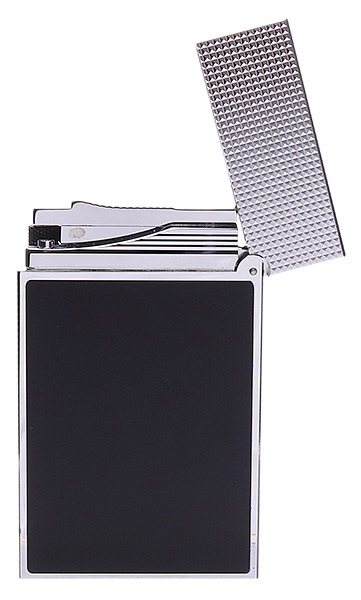 Lighters S.T. Dupont Lighter - Ligne 2 Matte Black Lacquer and Palladium