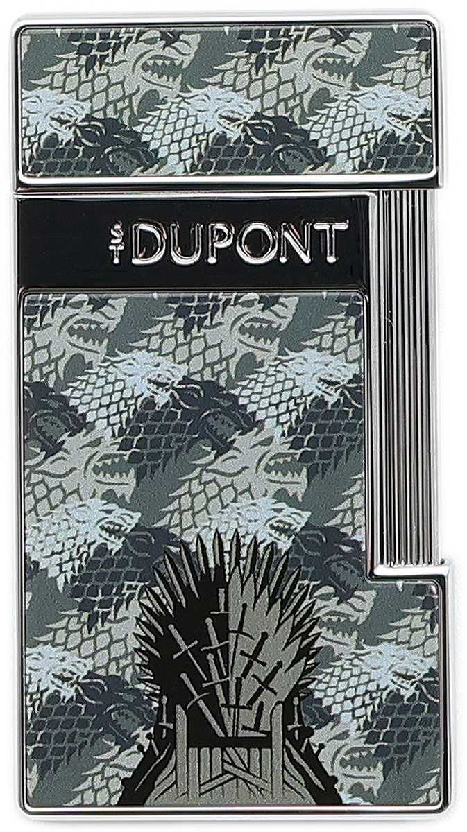 Lighters S.T. Dupont Lighter - Slimmy Game of Thrones Stark Chrome