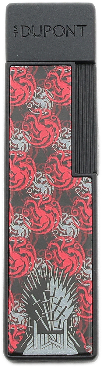 Lighters S.T. Dupont Lighter - Twiggy Game of Thrones Targaryen Black