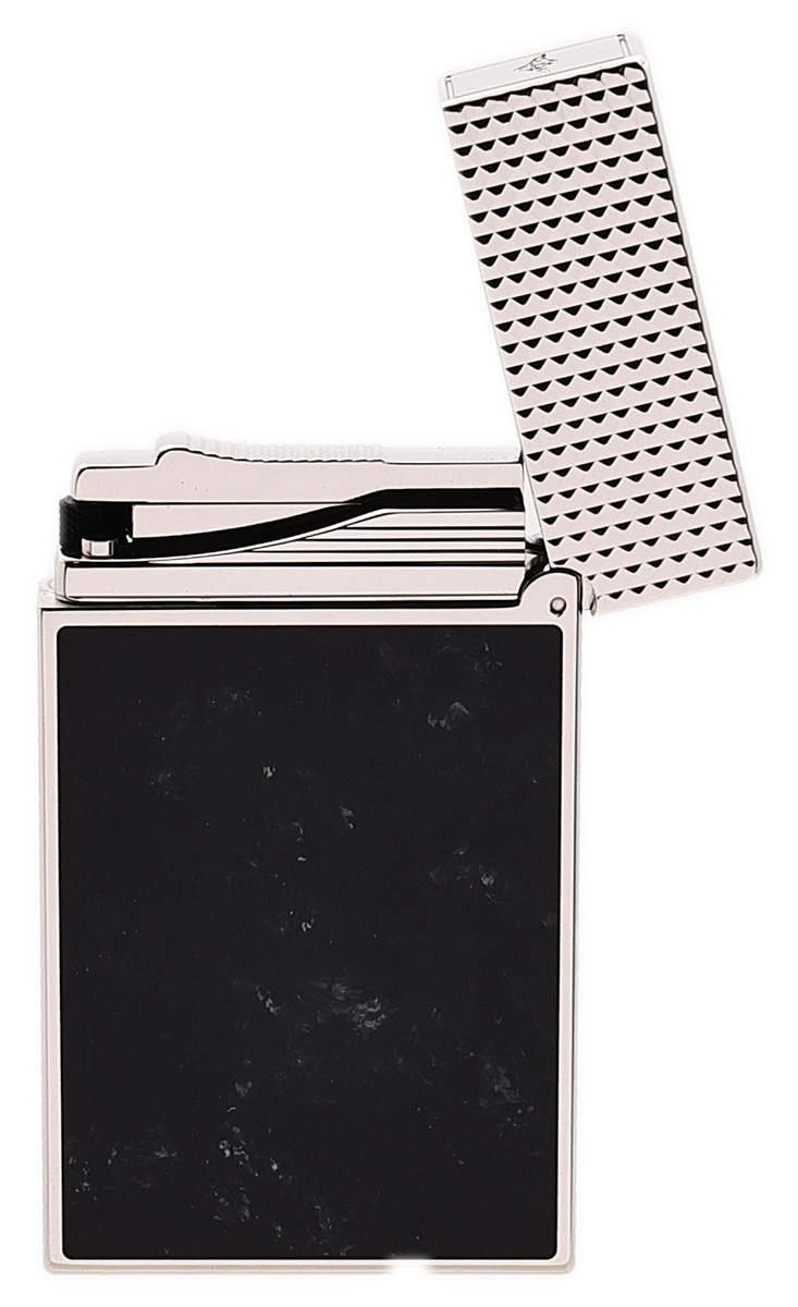 Lighters S.T. Dupont Lighter - Ligne 2 Cling Black/Palladium