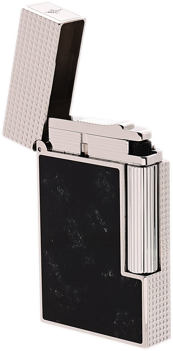 Lighters S.T. Dupont Lighter - Ligne 2 Cling Black/Palladium