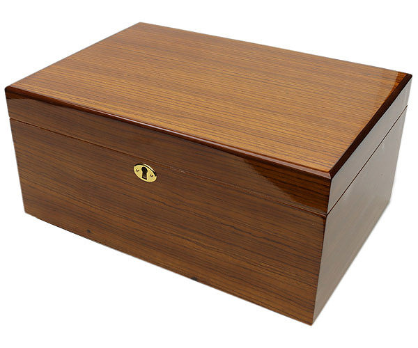 Cigar Humidors Savoy Zebrawood Large Humidor