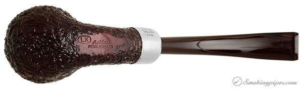 Ashton Pebble Grain Bent Brandy with Silver Army Mount (LX)