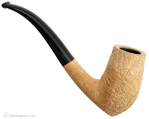 Becker Sandblasted Strawberry Wood Bent Stack (Four Clubs)