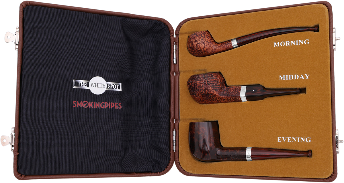 Dunhill Three Pipe Daily Set County/Cumberland/Chestnut with Silver (with Ventage Case) (2024)