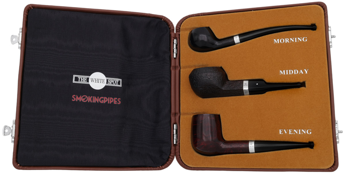 Dunhill Three Pipe Daily Set Dress/Shell Briar/Bruyere with Silver (with Ventage Case) (2024)