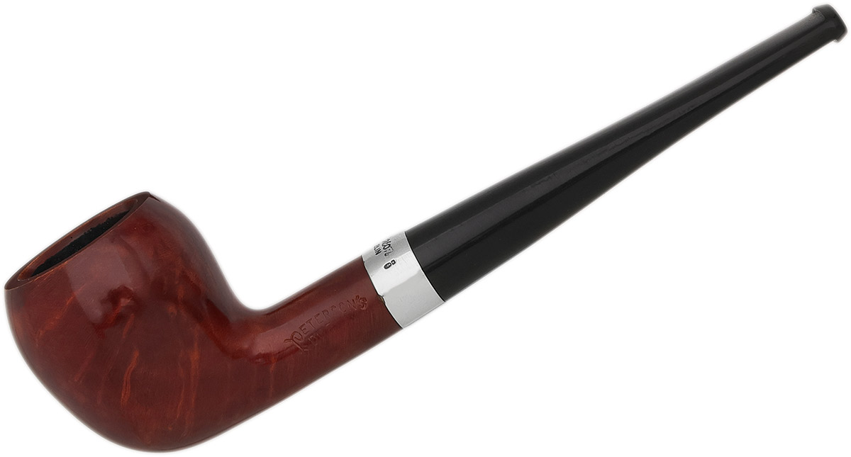Peterson Junior Terracotta Silver Mounted Pear Fishtail