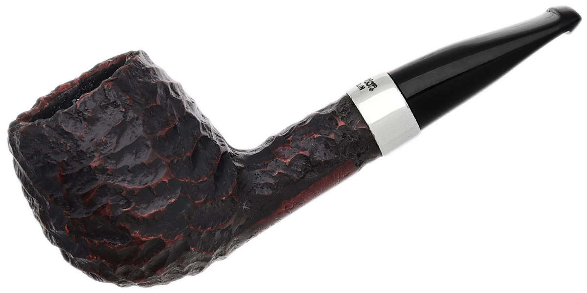 Peterson Junior Rusticated Nickel Mounted Short Apple Fishtail