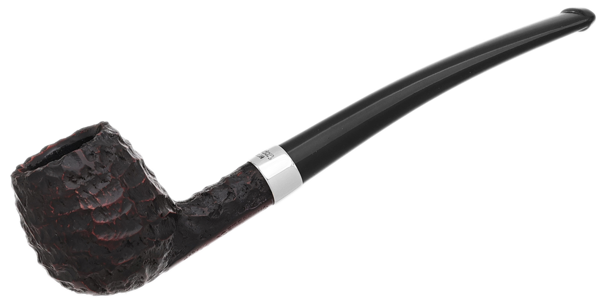 Peterson Junior Rusticated Nickel Mounted Canted Apple Fishtail