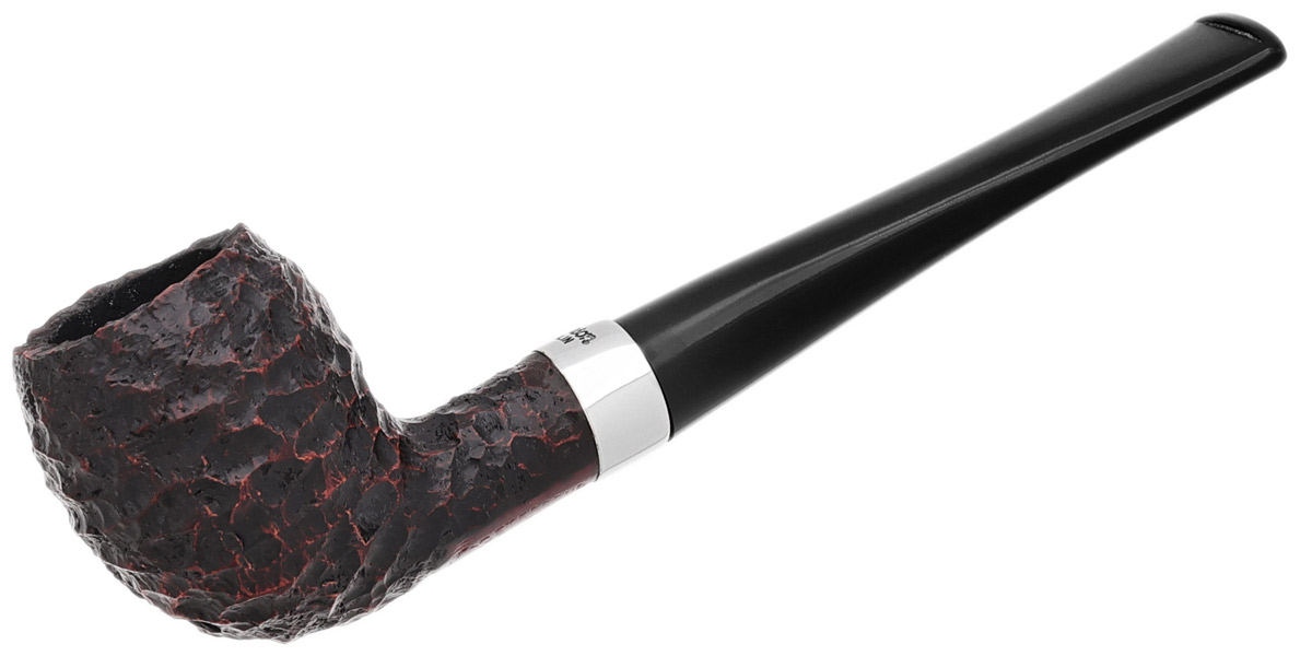 Peterson Junior Rusticated Nickel Mounted Pear Fishtail