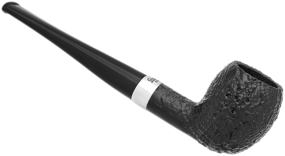 Peterson Junior Sandblasted Silver Mounted Pear Fishtail