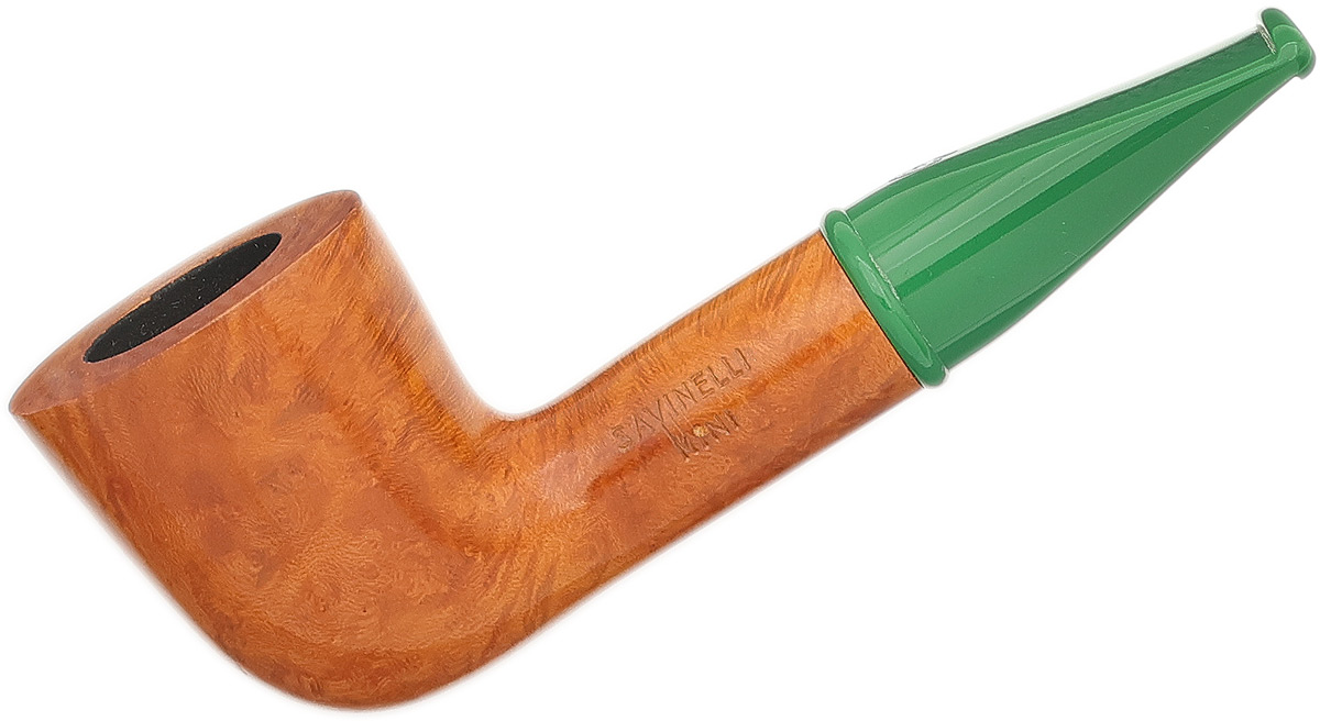 Savinelli Mini Smooth Green Stem (409) (6mm)