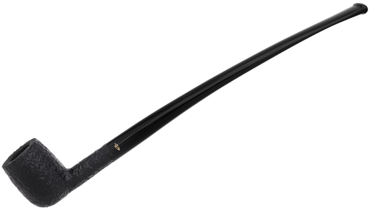 Savinelli Churchwarden Black Rusticated (104)
