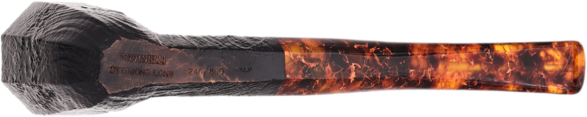 Savinelli Ottagono Long Sandblasted II (6mm) (246/800)