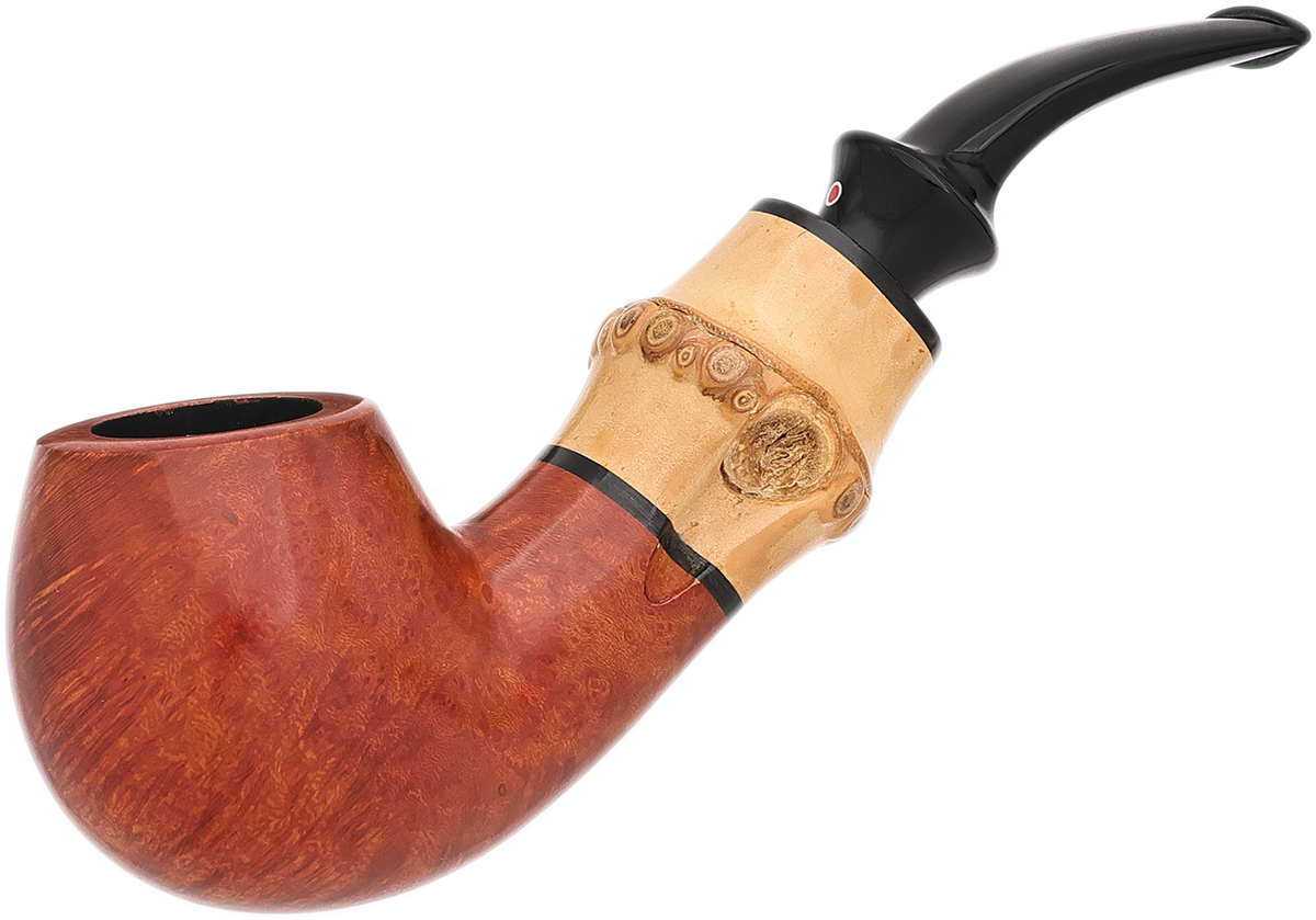 Tsuge Smooth Bent Egg with Bamboo (363) (9mm)